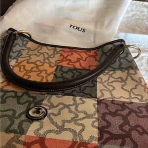 Tous Colorful Patchwork Shoulder Bag w/ Wallet